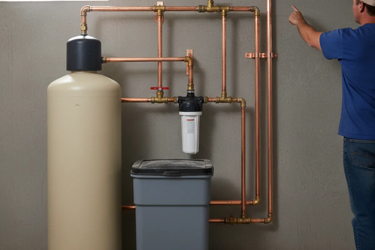 Whole-house water treatment system installed in Pitcairn